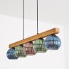 Koyoto hanging light, globe light, pendant light Ecru, black, 5-light sources