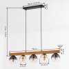 Koyoto hanging light, globe light, pendant light Ecru, black, 5-light sources