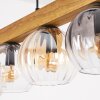 Koyoto hanging light, globe light, pendant light Ecru, black, 5-light sources