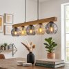 Koyoto hanging light, globe light, pendant light Ecru, black, 5-light sources