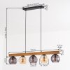Koyoto hanging light, globe light, pendant light Ecru, black, 5-light sources