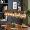 Koyoto hanging light, globe light, pendant light Ecru, black, 5-light sources