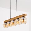 Koyoto hanging light, globe light, pendant light Ecru, black, 5-light sources