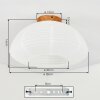 Lonir ceiling light Ecru, 1-light source