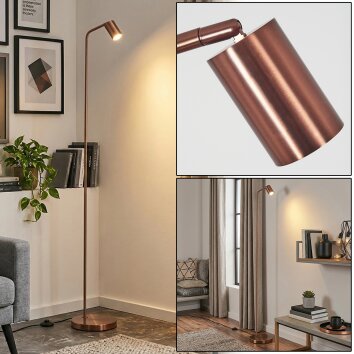 Karel floor lamp bronze, 1-light source