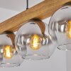 Koyoto hanging light, globe light, pendant light Ecru, black, 5-light sources