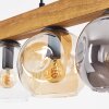 Ripoll hanging light, globe light, pendant light Ecru, black, 5-light sources