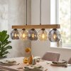 Ripoll hanging light, globe light, pendant light Ecru, black, 5-light sources