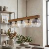 Ripoll hanging light, globe light, pendant light Ecru, black, 5-light sources