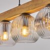 Ripoll hanging light, globe light, pendant light Ecru, black, 5-light sources