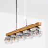 Ripoll hanging light, globe light, pendant light Ecru, black, 5-light sources