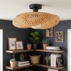 Bauro ceiling light black, 1-light source