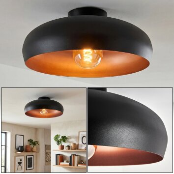 Guayo ceiling light black, 1-light source