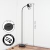 Kolin floor lamp black, 1-light source