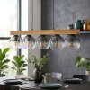 Koyoto hanging light, globe light, pendant light Ecru, black, 5-light sources