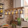 Ripoll hanging light, globe light, pendant light Ecru, black, 5-light sources