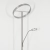 Melak floor lamp, Reading light LED matt nickel, 2-light sources