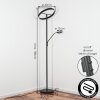 Melak floor lamp, Reading light LED black, 2-light sources