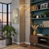 Melak floor lamp, Reading light LED gold, 2-light sources