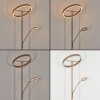 Melak floor lamp, Reading light LED gold, 2-light sources