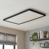 Zuren ceiling light, Panel LED black, 1-light source