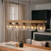 Koyoto hanging light, globe light, pendant light Ecru, black, 5-light sources