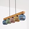 Koyoto hanging light, globe light, pendant light Ecru, black, 5-light sources