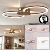 Koman ceiling light LED sand-coloured, 1-light source