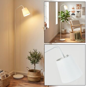Talor floor lamp white, 1-light source