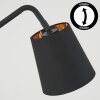 Talor floor lamp black, 1-light source