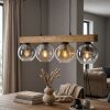 Ripoll hanging light, globe light, pendant light Ecru, black, 4-light sources