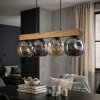 Ripoll hanging light, globe light, pendant light Ecru, black, 4-light sources