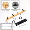 Ripoll hanging light, globe light, pendant light Ecru, black, 4-light sources