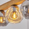 Ripoll hanging light, globe light, pendant light Ecru, black, 4-light sources