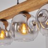 Ripoll hanging light, globe light, pendant light Ecru, black, 4-light sources