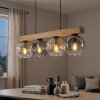 Ripoll hanging light, globe light, pendant light Ecru, black, 4-light sources