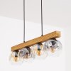 Ripoll hanging light, globe light, pendant light Ecru, black, 4-light sources