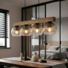 Koyoto hanging light, globe light, pendant light Ecru, black, 4-light sources