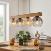 Koyoto hanging light, globe light, pendant light Ecru, black, 4-light sources