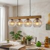 Koyoto hanging light, globe light, pendant light Ecru, black, 4-light sources
