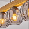 Koyoto hanging light, globe light, pendant light Ecru, black, 5-light sources