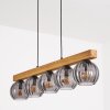 Koyoto hanging light, globe light, pendant light Ecru, black, 5-light sources