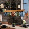 Ripoll hanging light, globe light, pendant light Ecru, black, 5-light sources