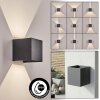 Tamarin outdoor wall light, Up & Down Light, wall light LED anthracite, 1-light source