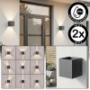 Tamarin outdoor wall light, Up & Down Light, wall light LED anthracite, 1-light source