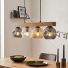 Ripoll hanging light, globe light, pendant light Ecru, black, 4-light sources