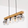 Ripoll hanging light, globe light, pendant light Ecru, black, 4-light sources