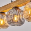 Ripoll hanging light, globe light, pendant light Ecru, black, 4-light sources