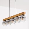Ripoll hanging light, globe light, pendant light Ecru, black, 5-light sources