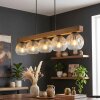 Ripoll hanging light, globe light, pendant light Ecru, black, 5-light sources